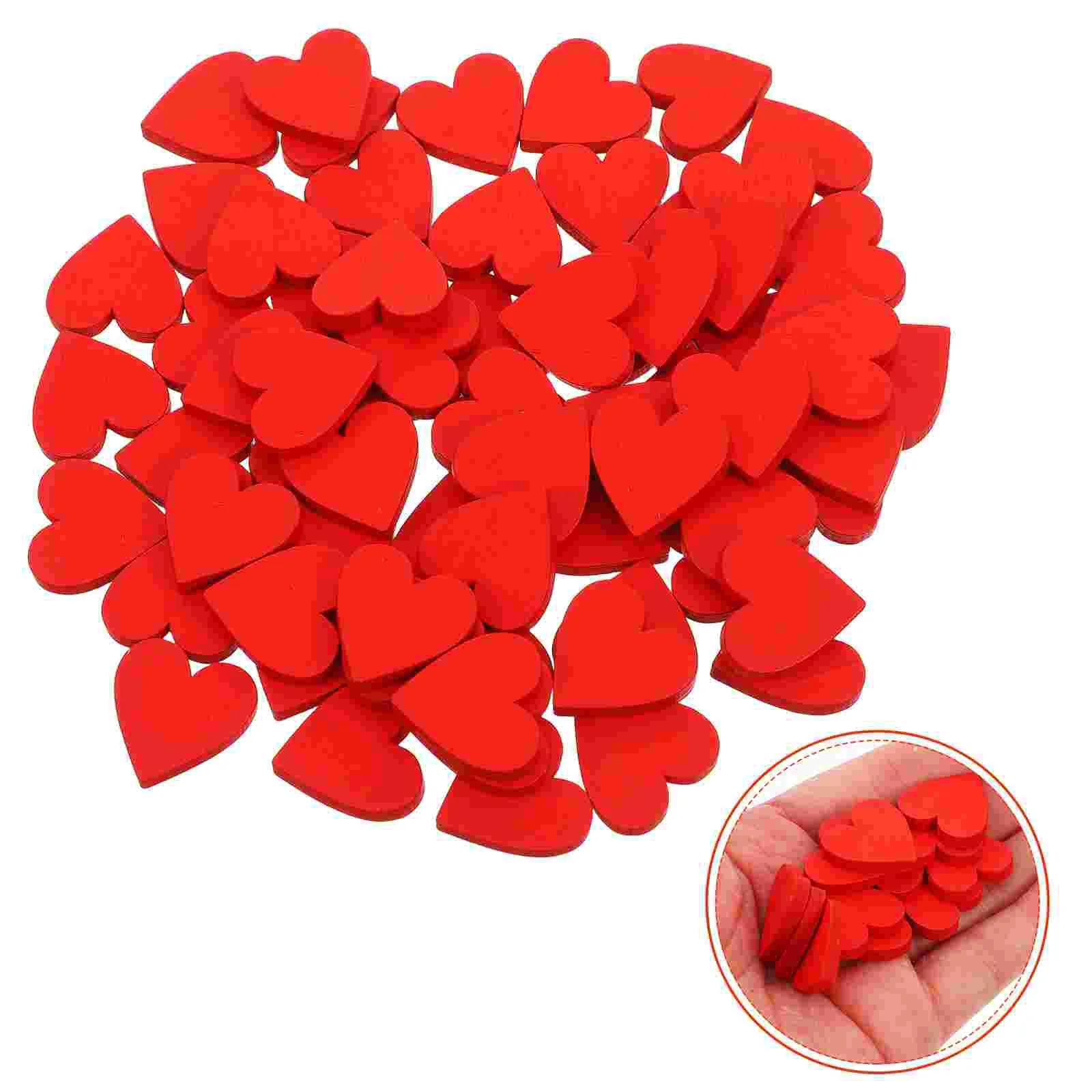 100 Pcs Red Heart Ornament DIY Wedding Table Decor Decoration Shaped Cutouts Decorate Wood Slices Wooden Scatter
100 Pcs Red Heart Ornament DIY Wedding Table Decor Decoration Shaped Cutouts Decorate Wood Slices Wooden Scatter