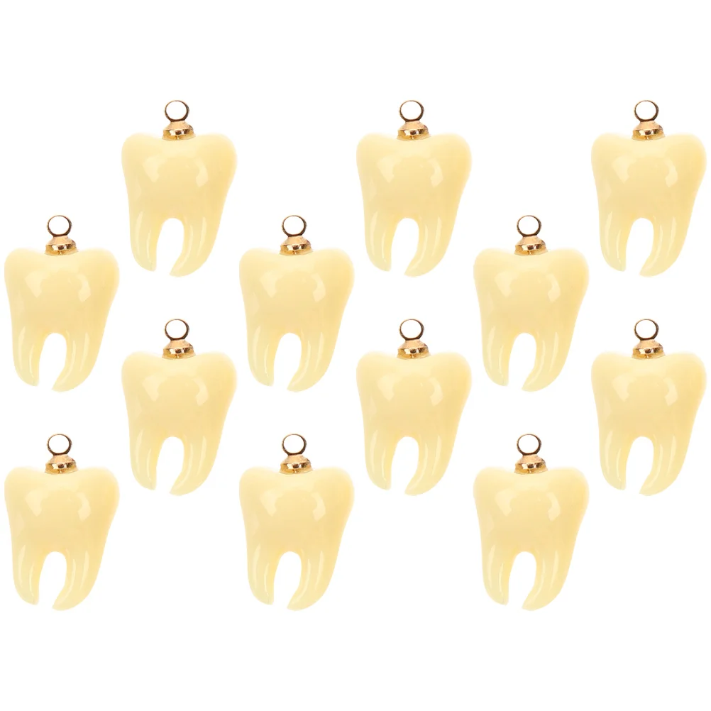 12 Pcs Tooth Shape Pendant Ornament Making Necklaces Charms for DIY Craft Novelty Teeth Jewelry Decoration Earring
12 Pcs Tooth Shape Pendant Ornament Making Necklaces Charms for DIY Craft Novelty Teeth Jewelry Decoration Earring