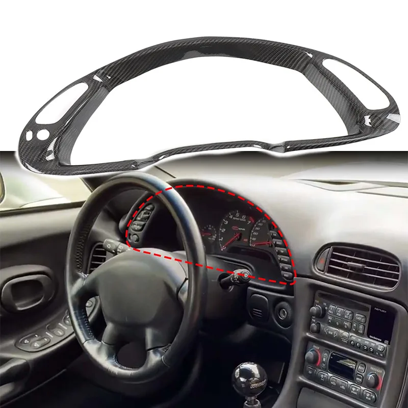 Углеродное волокно/черный для Chevrolet Corvette C5 1998-2004 гг., дисплей на приборную панель автомобиля, декоративная рамка, аксессуары для интерьера
Углеродное волокно/черный для Chevrolet Corvette C5 1998-2004 гг., дисплей на приборную панель автомобиля, декоративная рамка, аксессуары для интерьера