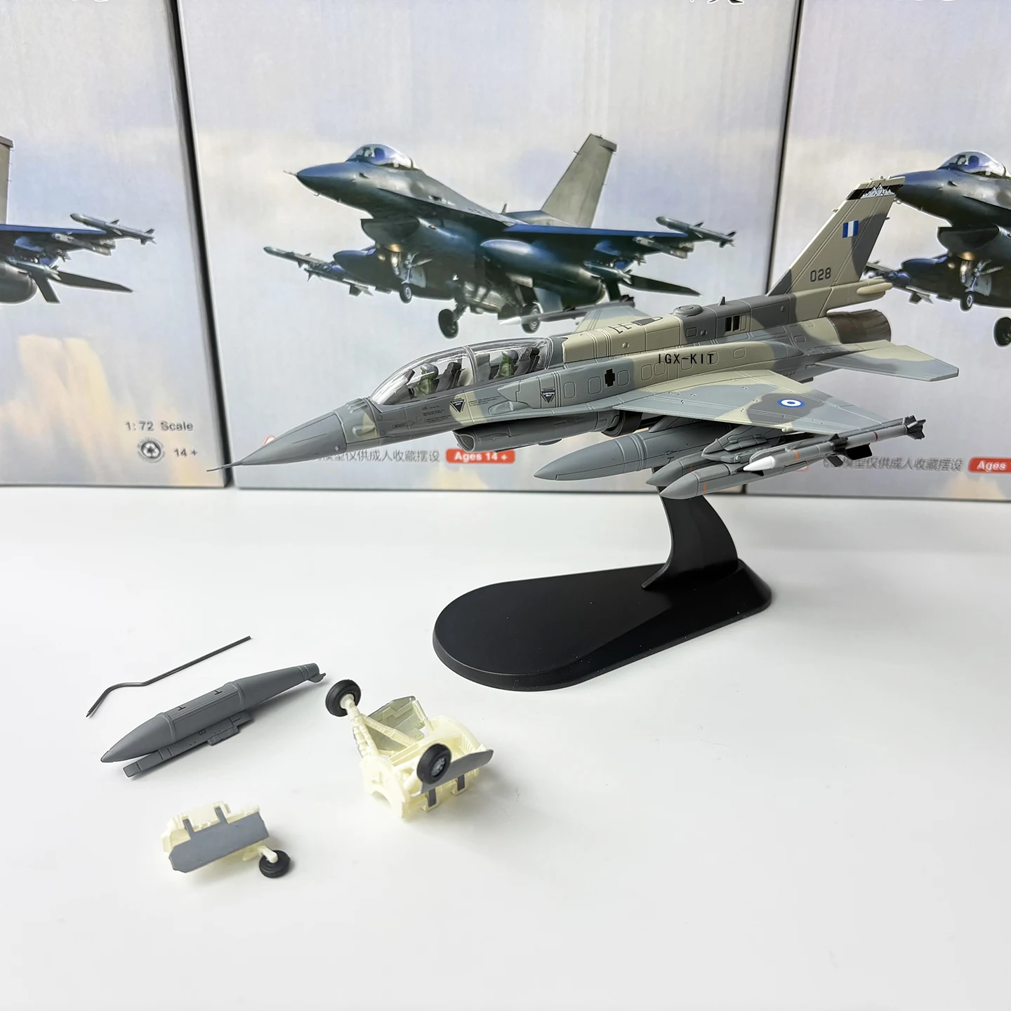 1/72 F-16D Fighter Model F16 Hellenic Air Force Mira Ghost Fighter Diecast Finished Military Plane Model Collection Ornament
1/72 F-16D Fighter Model F16 Hellenic Air Force Mira Ghost Fighter Diecast Finished Military Plane Model Collection Ornament