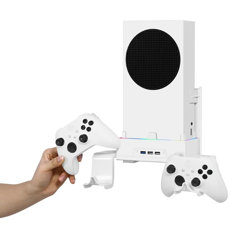 Vertical Stand Cooling Fan Base for XBOX Series S Wall Mounted Dock Mount Supporter Cooling Base Game Handle Storage Rack
Vertical Stand Cooling Fan Base for XBOX Series S Wall Mounted Dock Mount Supporter Cooling Base Game Handle Storage Rack