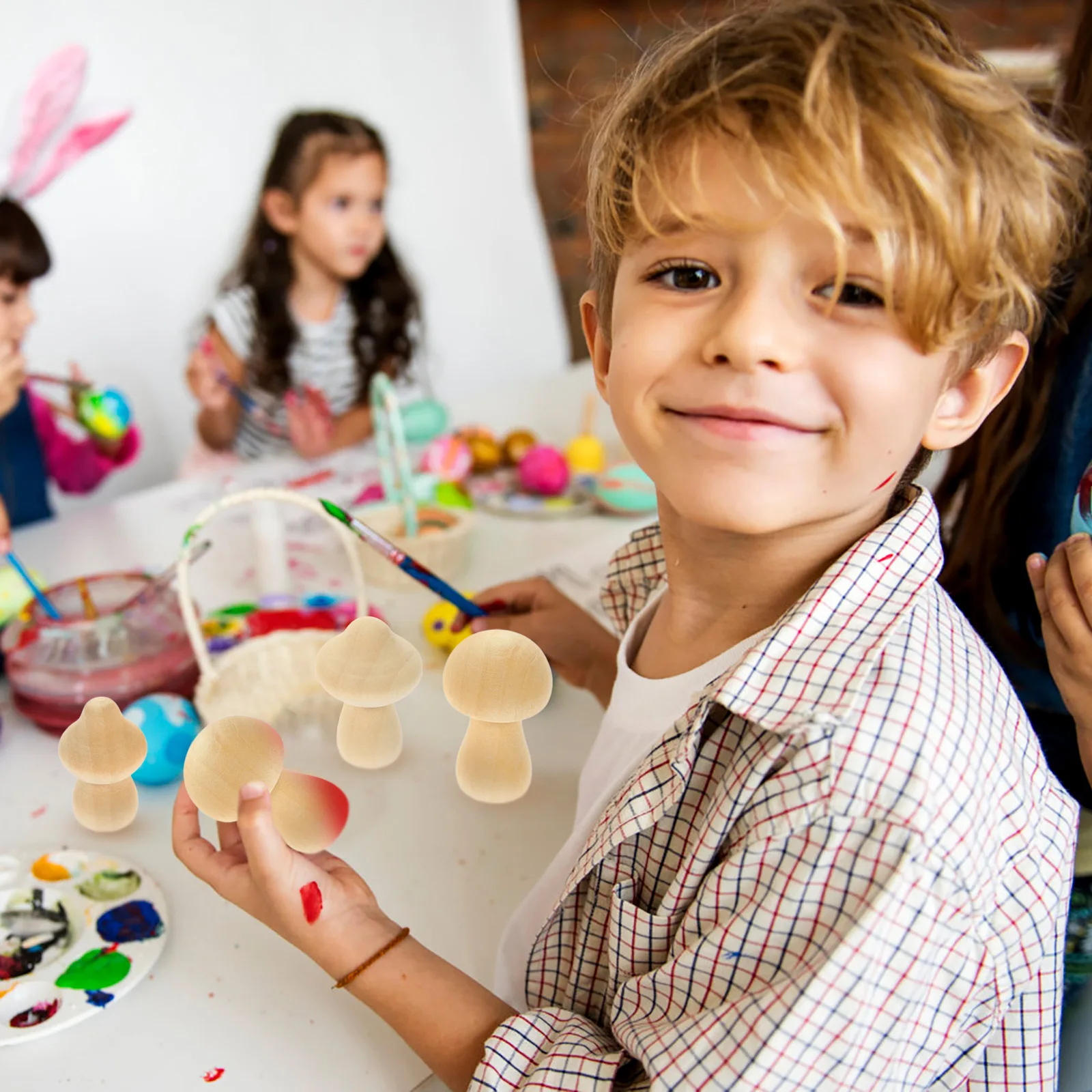 DIY Wooden Mushroom Crafts Unfinished Models Kids Art Projects Easy Painting Safe Odorless Durable
DIY Wooden Mushroom Crafts Unfinished Models Kids Art Projects Easy Painting Safe Odorless Durable