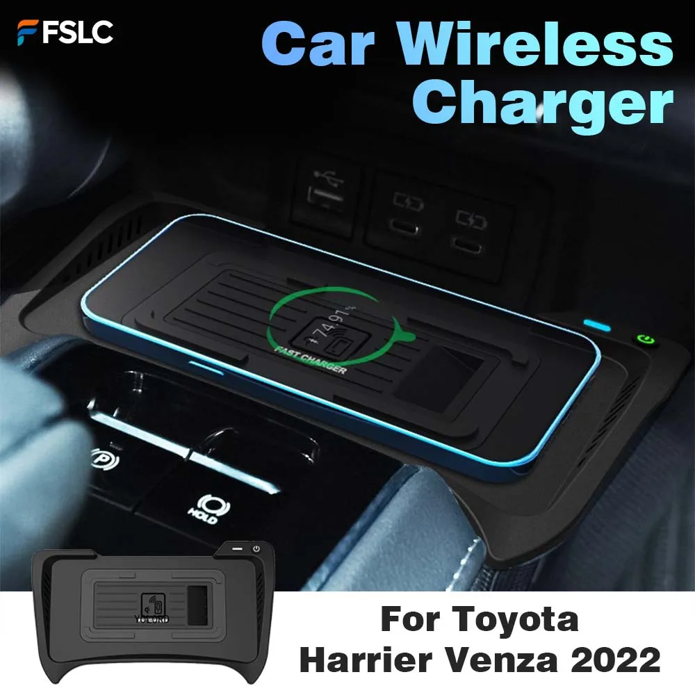 ⭐Genuine⭐ Auto Parts Car Wireless Charger Black For Toyota Harrier Venza 2022 Cars Accessories Plate Pad Phone Holder
⭐Genuine⭐ Auto Parts Car Wireless Charger Black For Toyota Harrier Venza 2022 Cars Accessories Plate Pad Phone Holder