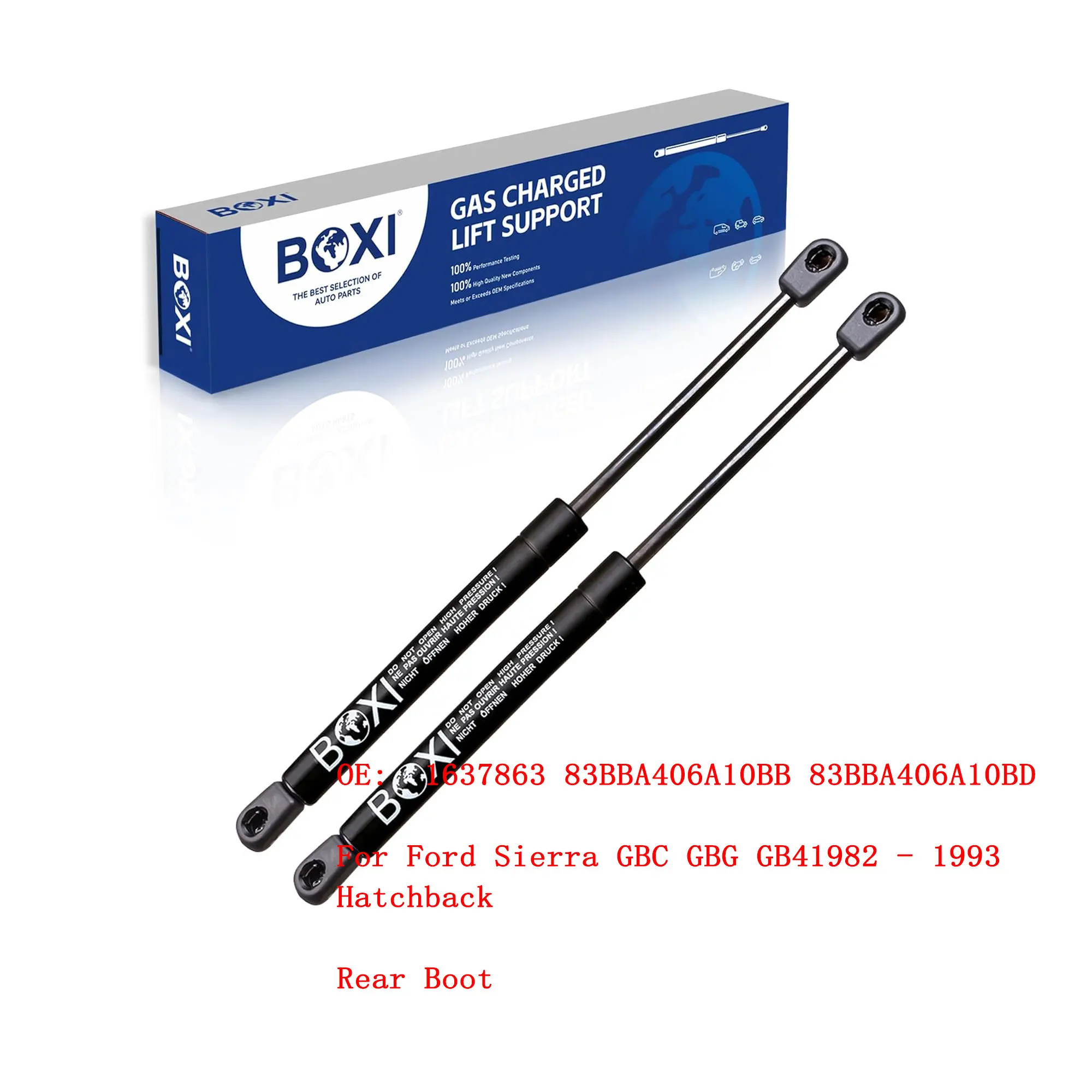2Pcs 1637863 83BBA406A10BB Rear Boot Shock Gas Spring Lift Support For Ford Sierra GBC GBG GB41982 - 1993 Hatchback Lifts Struts
2Pcs 1637863 83BBA406A10BB Rear Boot Shock Gas Spring Lift Support For Ford Sierra GBC GBG GB41982 - 1993 Hatchback Lifts Struts
