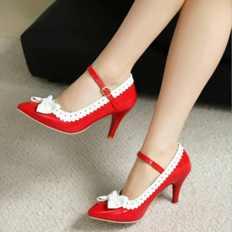 Милые женские туфли-лодочки на высоком каблуке, большой размер 48, элегантные черные, красные офисные свадебные туфли телесного цвета на каблуке, женские классические весенние туфли 2026
Милые женские туфли-лодочки на высоком каблуке, большой размер 48, элегантные черные, красные офисные свадебные туфли телесного цвета на каблуке, женские классические весенние туфли 2026
