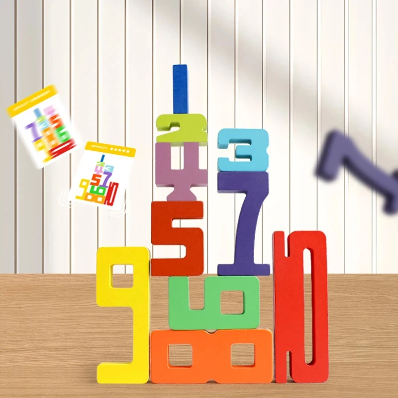 Montessori Wooden Toys Colorful Building Blocks Stacking Games with Cards Digit Blocks Enlightenment Teaching Aids for Kids
Montessori Wooden Toys Colorful Building Blocks Stacking Games with Cards Digit Blocks Enlightenment Teaching Aids for Kids