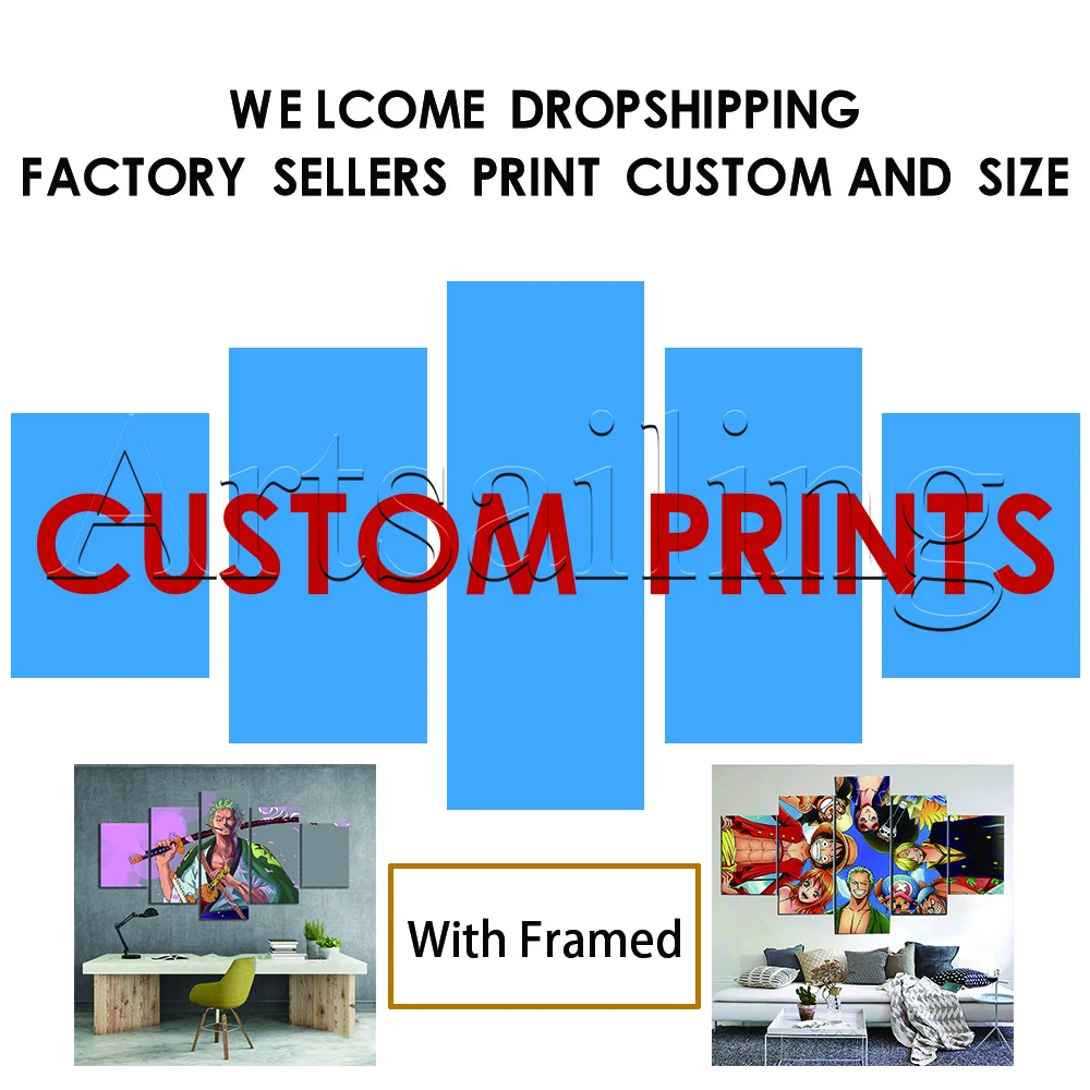 Artsailing Japanese Anime Custom Made 5 Pieces Canvas Paintings Wall Art Home Decor Poster and Prints Living Room Gifts Artwork
Artsailing Japanese Anime Custom Made 5 Pieces Canvas Paintings Wall Art Home Decor Poster and Prints Living Room Gifts Artwork