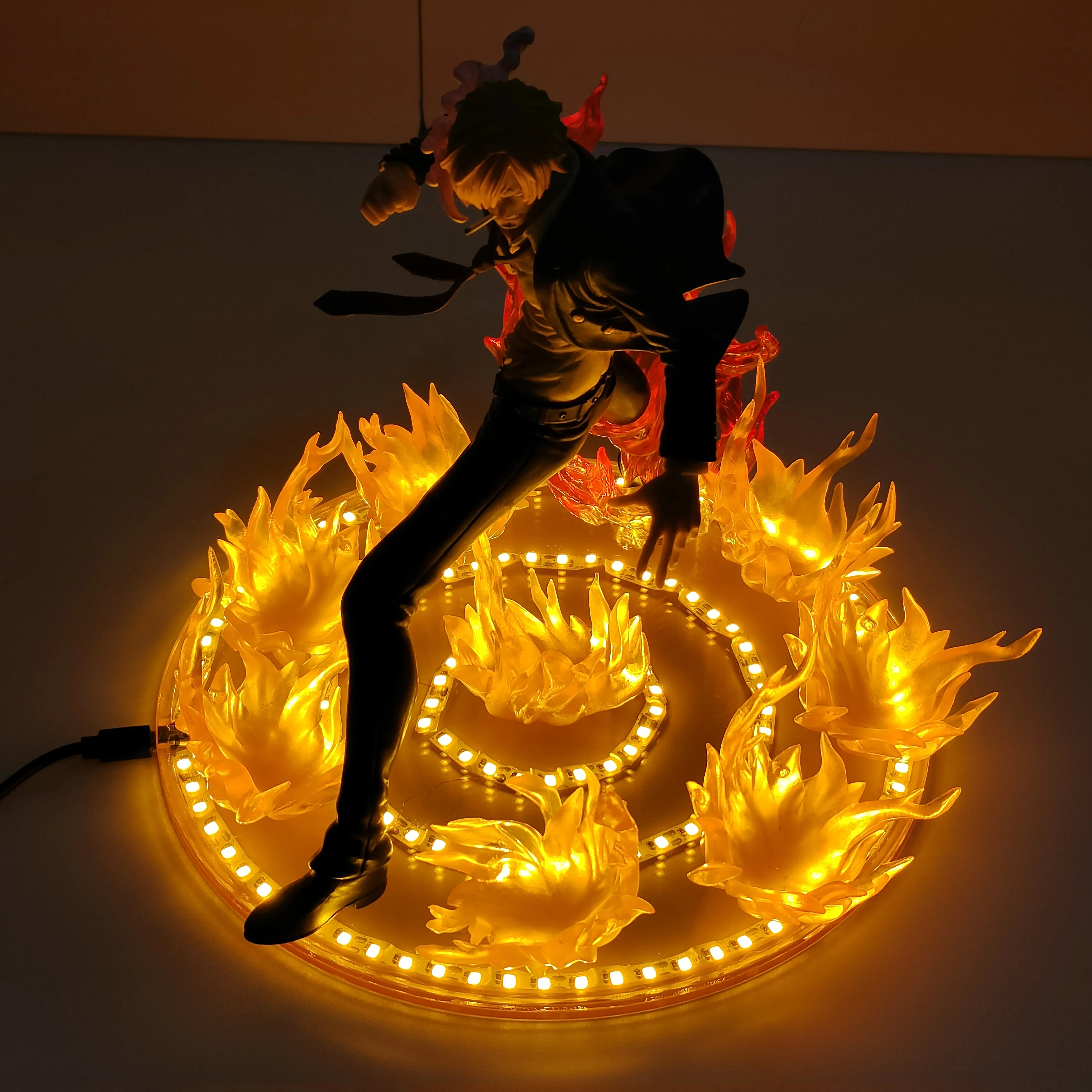 ONE PIECE Anime Sanji Diable Jambe Lamp Led Bulb Action Figures Model Figurine Figure & Base & Lamp DIY Decoration Toys
ONE PIECE Anime Sanji Diable Jambe Lamp Led Bulb Action Figures Model Figurine Figure & Base & Lamp DIY Decoration Toys