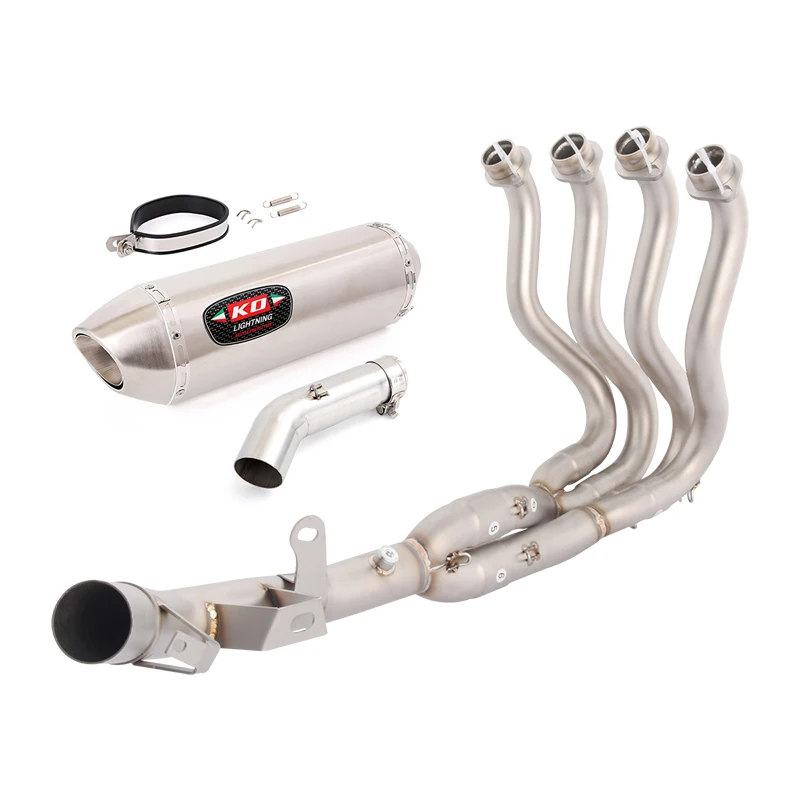 For SUZUKI GSXR600 GSXR700 2011-2026 Full System Motorcycle Exhaust Header Pipe Mid Link 51mm Muffler Tip With DB Killer Slip On
For SUZUKI GSXR600 GSXR700 2011-2026 Full System Motorcycle Exhaust Header Pipe Mid Link 51mm Muffler Tip With DB Killer Slip On