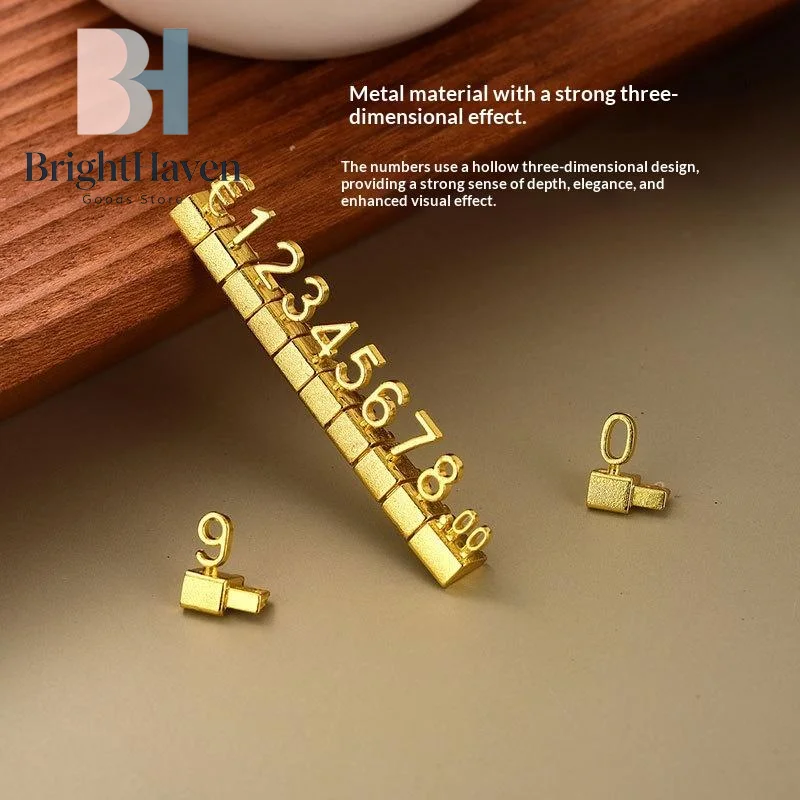 Gold 3D Combined Price Tag 12Pcs/Set Adjustable Number Signs Cube Dollar Euro Currency Symbol Jewelry Store Digital Price Tags
Gold 3D Combined Price Tag 12Pcs/Set Adjustable Number Signs Cube Dollar Euro Currency Symbol Jewelry Store Digital Price Tags
