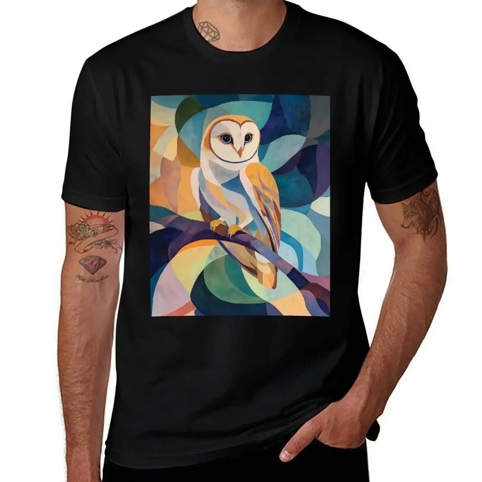 Abstract Geometric Owl Artwork with Vibrant Color Blobs. T-Shirt anime tshirt mens clothing
Abstract Geometric Owl Artwork with Vibrant Color Blobs. T-Shirt anime tshirt mens clothing