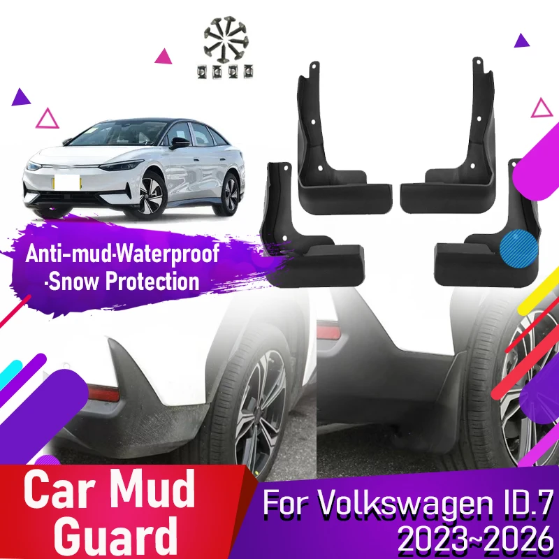 Car Mudguards For Volkswagen ID.7 VW ID7 Sedan 2023 2024 2025 2026 Antifreeze Fenders Door Guard Wheel Mudflaps Auto Accessories
Car Mudguards For Volkswagen ID.7 VW ID7 Sedan 2023 2024 2025 2026 Antifreeze Fenders Door Guard Wheel Mudflaps Auto Accessories