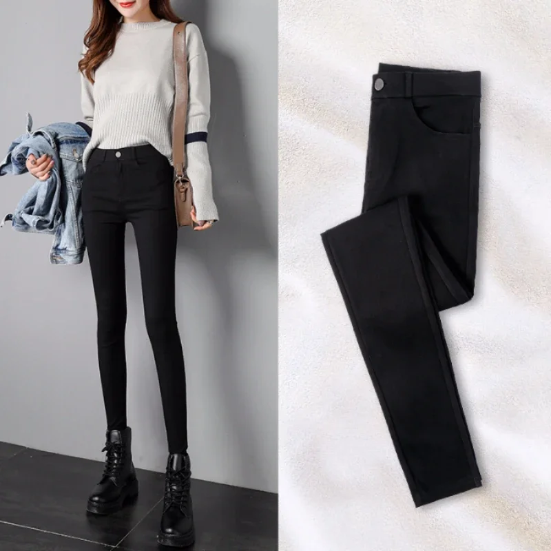 Ladies Fashion Streetwear Elastic Pencil Pants Women Bottoms Pants Woman Slim-Fit Skinny Trousers Female Girls Clothes BVyK801
Ladies Fashion Streetwear Elastic Pencil Pants Women Bottoms Pants Woman Slim-Fit Skinny Trousers Female Girls Clothes BVyK801
