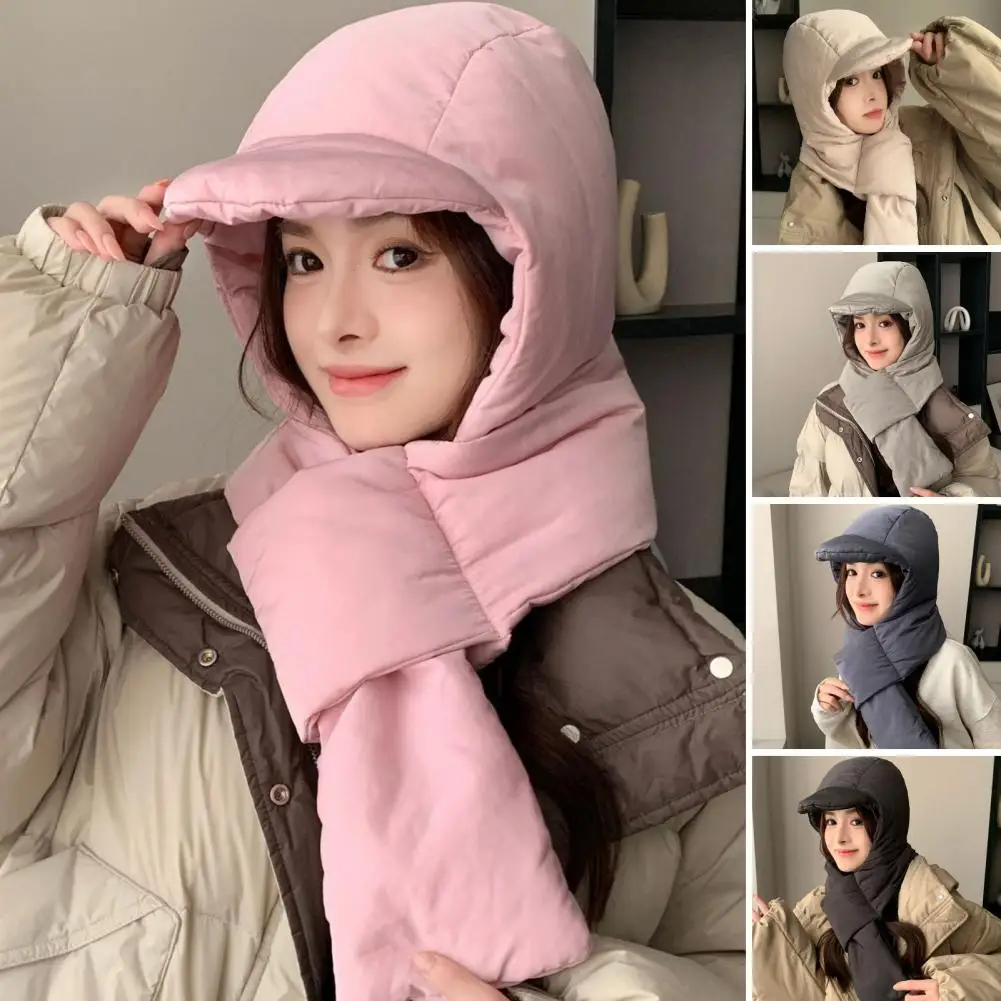 Polyester Down Cotton Hat Winter Women's Windproof Hat Scarf Set with Thick Padding for Outdoor Travel High Elasticity Full
Polyester Down Cotton Hat Winter Women's Windproof Hat Scarf Set with Thick Padding for Outdoor Travel High Elasticity Full