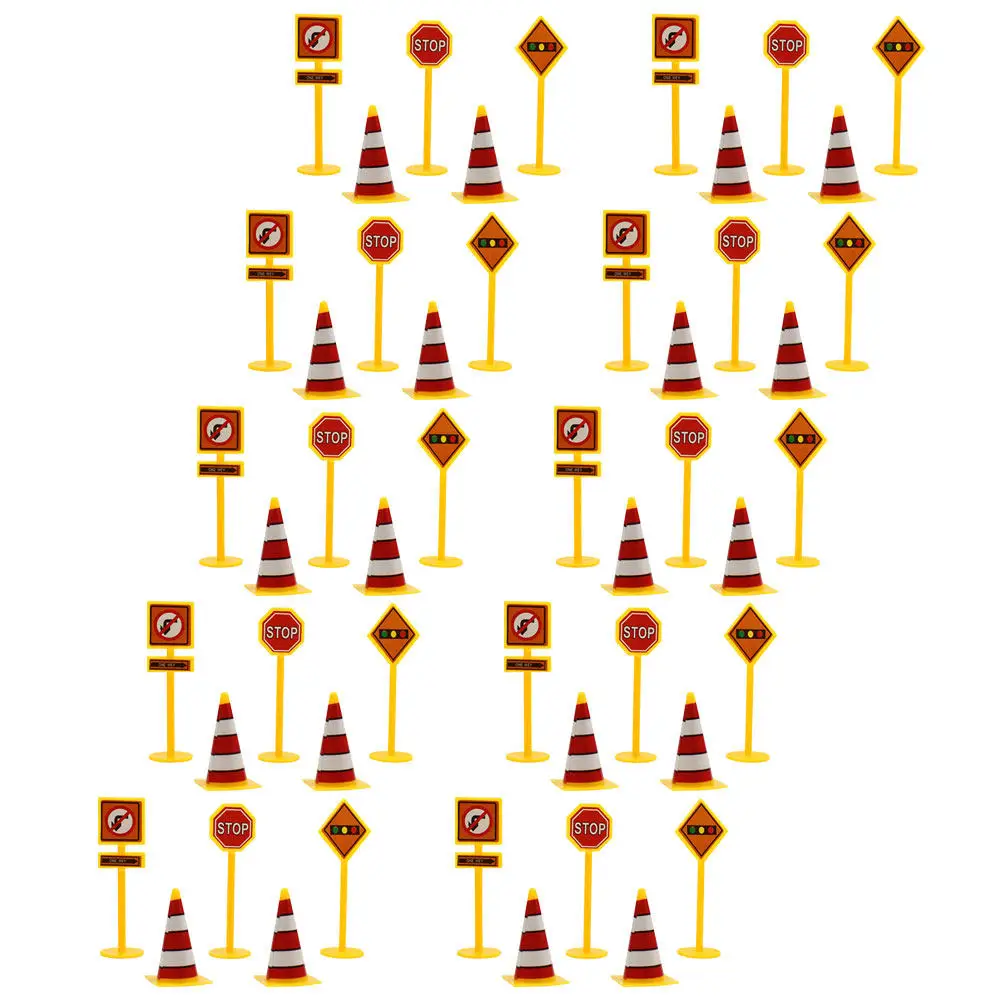 10Sets City Roadway Creative Traffic Sign Kit for Kids Early Education Play Street Signal Mini Road Signs Learning Game
10Sets City Roadway Creative Traffic Sign Kit for Kids Early Education Play Street Signal Mini Road Signs Learning Game