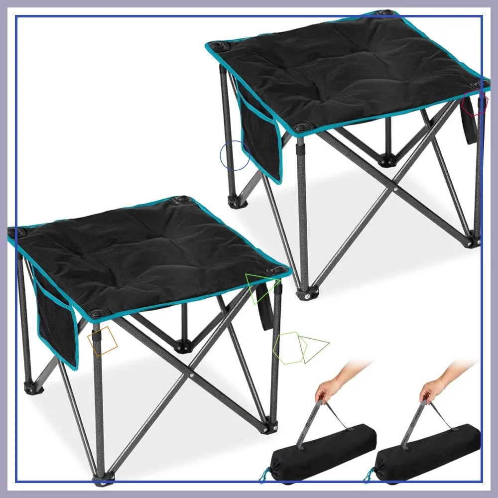 Oversized Camping Stool for Adults 2 Pack, 18.1" Padded Folding Ottoman, 440 Lbs Heavy Duty Outdoor Chair with Carry Bag
Oversized Camping Stool for Adults 2 Pack, 18.1" Padded Folding Ottoman, 440 Lbs Heavy Duty Outdoor Chair with Carry Bag