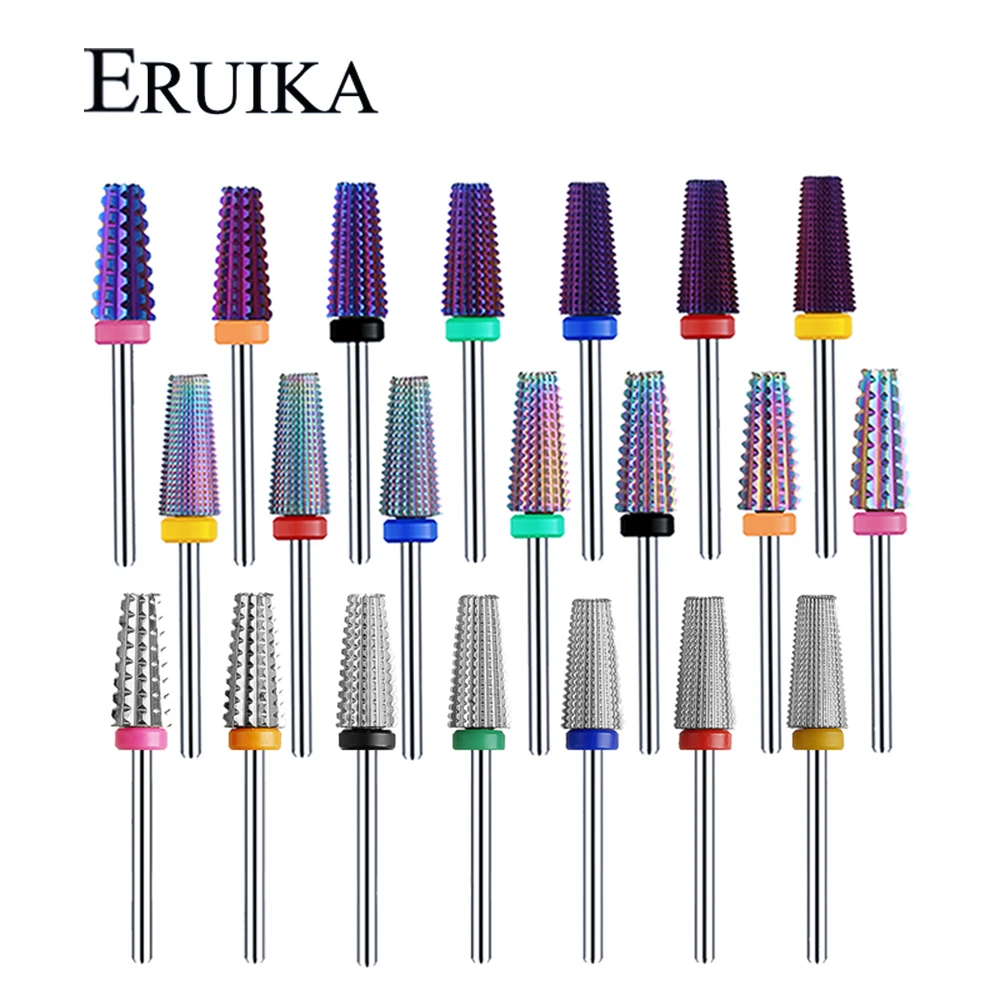 1pcs Rainbow 5 in 1 Tapered Carbide Bits for Manicure Double Sided Milling Cutter for Manicure Remove Nail Art Tools Accessories
1pcs Rainbow 5 in 1 Tapered Carbide Bits for Manicure Double Sided Milling Cutter for Manicure Remove Nail Art Tools Accessories