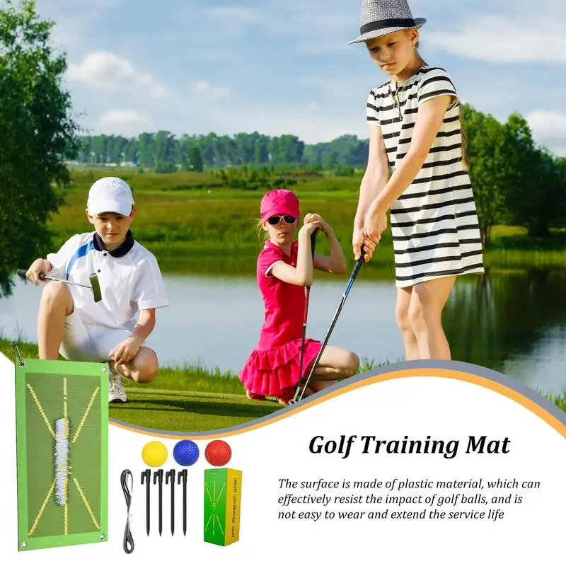 Golf Swing Mat Trainer Mat With Roll-up Design Non-Slip Bottom Training Aid Equipment For Golf Practicing Tool
Golf Swing Mat Trainer Mat With Roll-up Design Non-Slip Bottom Training Aid Equipment For Golf Practicing Tool