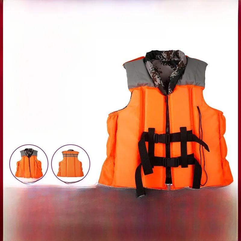 Digital Camouflage Life Jacket Double-Sided Wear Flood Relief Rescue High Buoyancy Military Training Vest Outdoor Camping Tra...
Digital Camouflage Life Jacket Double-Sided Wear Flood Relief Rescue High Buoyancy Military Training Vest Outdoor Camping Tra...