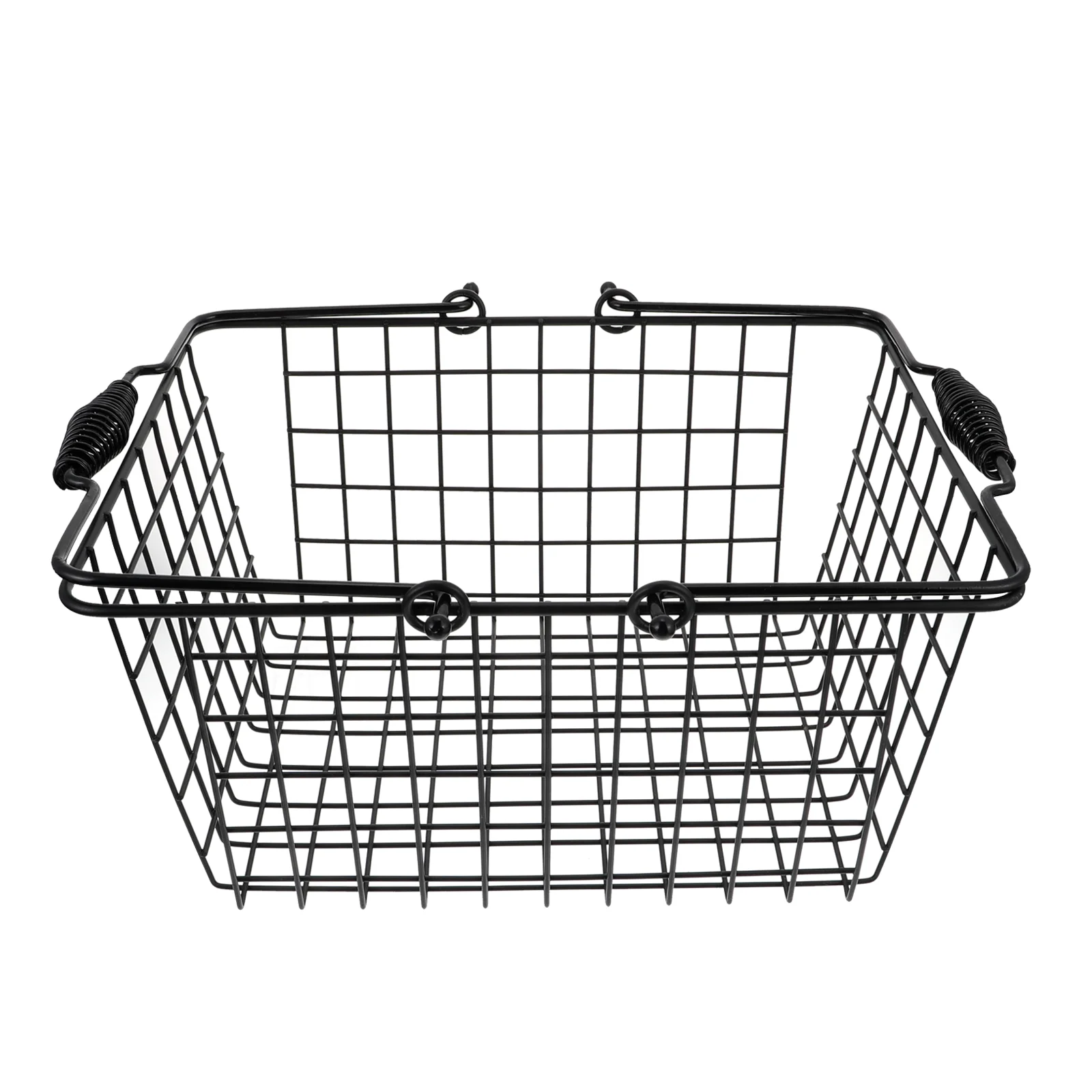 Portable Metal Handbasket for Kitchen Storage Black Drain Fruit Vegetable Hamper Grocery Container Multi Purpose Home 
Portable Metal Handbasket for Kitchen Storage Black Drain Fruit Vegetable Hamper Grocery Container Multi Purpose Home