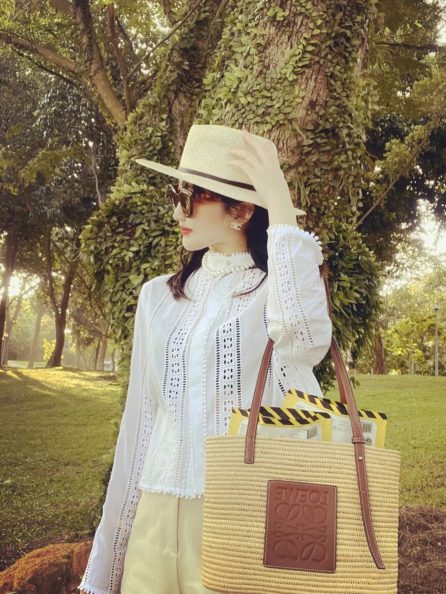 Elegant Short Sleeve Embroidered Hollow out Shirt Women's Fashion Spring Summer New Style French Style Straight Cut Shirt
Elegant Short Sleeve Embroidered Hollow out Shirt Women's Fashion Spring Summer New Style French Style Straight Cut Shirt