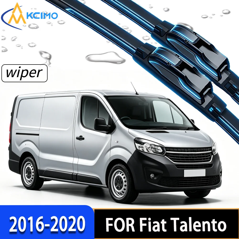 Long-lasting Automotive Wiper Blades, Crystal Clear Vision, Direct Fit for Fiat Talento X82 2016-2020 Models
Long-lasting Automotive Wiper Blades, Crystal Clear Vision, Direct Fit for Fiat Talento X82 2016-2020 Models