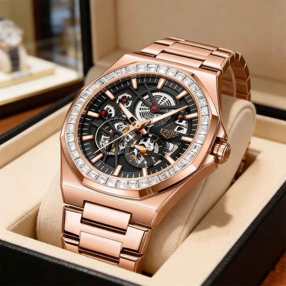 Роскошные часы LIGE для пар, модные механические часы, водонепроницаемые светящиеся наручные часы, подарок на День святого Валентина, часы для пар (+коробка)
Роскошные часы LIGE для пар, модные механические часы, водонепроницаемые светящиеся наручные часы, подарок на День святого Валентина, часы для пар (+коробка)