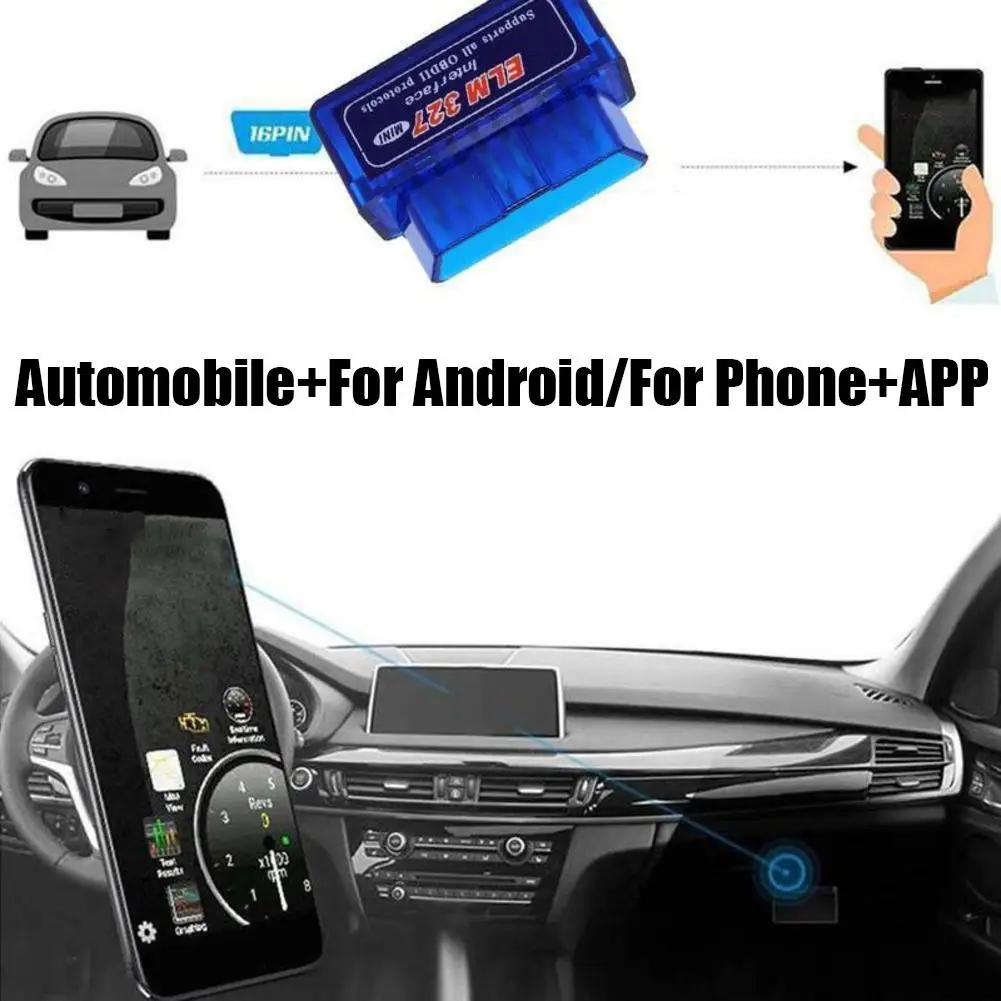 Automobile Fault For ELM327 Mini v2.1 Bluetooth OBD Automatic Judgment 5.1 Bluetooth Car Fault Detection X2U6
Automobile Fault For ELM327 Mini v2.1 Bluetooth OBD Automatic Judgment 5.1 Bluetooth Car Fault Detection X2U6