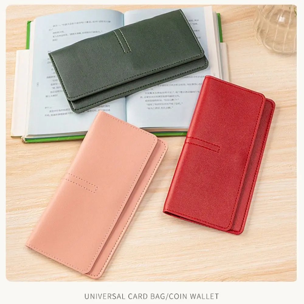 Minimalist PU Leather Women Wallet Solid Color Large Capacity Women Thin Wallet Coin Purse Portable ID Credit Multi-Card Holder
Minimalist PU Leather Women Wallet Solid Color Large Capacity Women Thin Wallet Coin Purse Portable ID Credit Multi-Card Holder