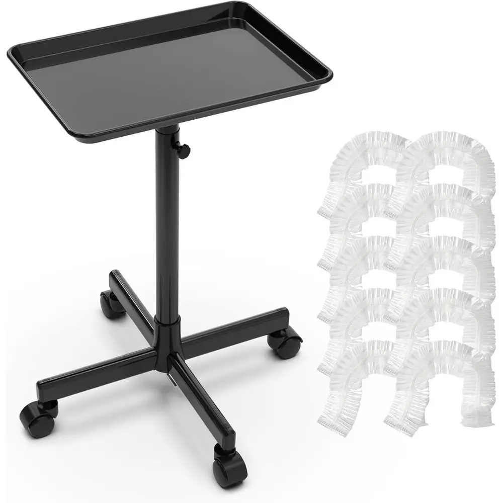 Mobile Styling Station with Wheels, Adjustable Height, 10 PCS Disposable Tray Covers
Mobile Styling Station with Wheels, Adjustable Height, 10 PCS Disposable Tray Covers
