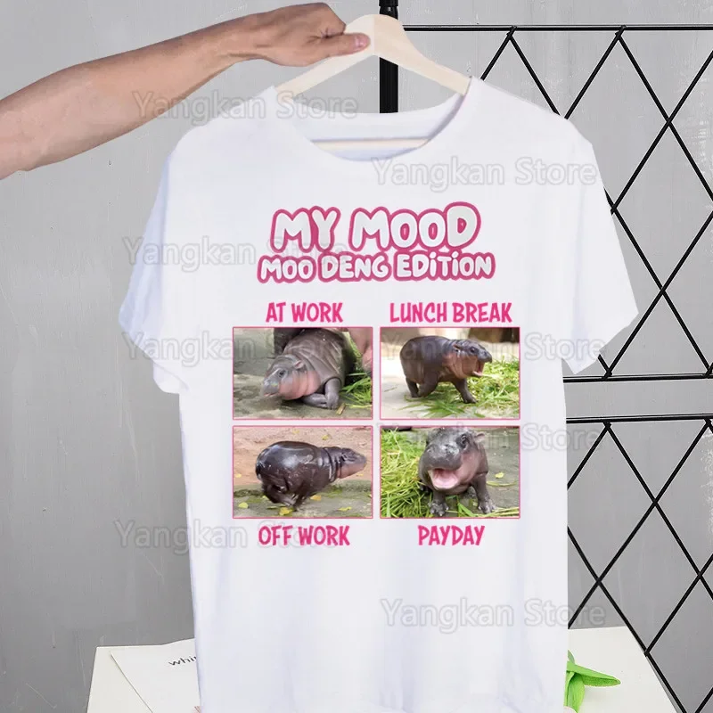 Cute Moo Deng Bouncy Pig T Shirt Fashion Print Tshirt Summer Mens Novelty Short Sleeve T-shirt Men Funny Tops
Cute Moo Deng Bouncy Pig T Shirt Fashion Print Tshirt Summer Mens Novelty Short Sleeve T-shirt Men Funny Tops