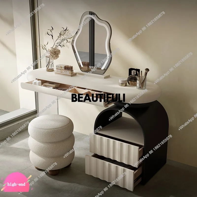 Makeup White Mirror Vanity Tables Lights Luxury Unique Modern Wood Vanity Tables Salon Seating Coiffeuse De Chambre Furniture
Makeup White Mirror Vanity Tables Lights Luxury Unique Modern Wood Vanity Tables Salon Seating Coiffeuse De Chambre Furniture