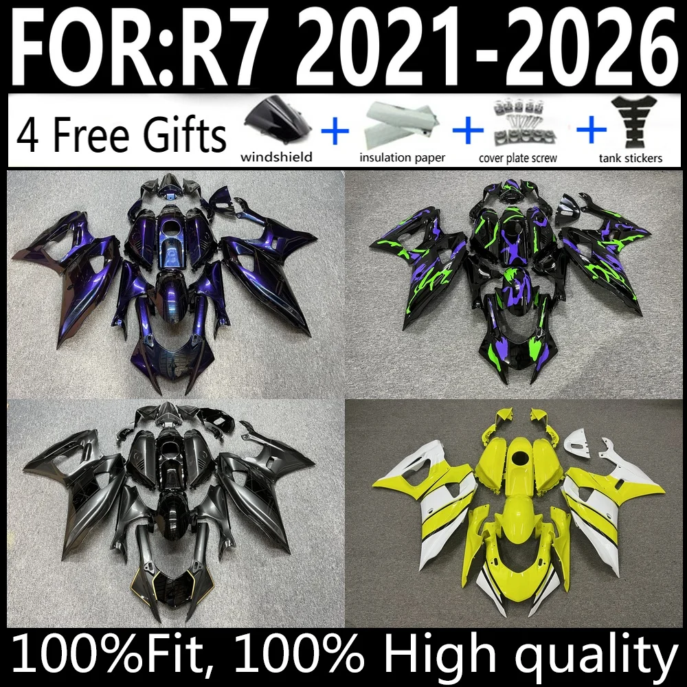 Yamaha R7 2021-2026 Full Fairing Kit 21 22 23 24 25 26 Motorcycle Injection Bodywork
Yamaha R7 2021-2026 Full Fairing Kit 21 22 23 24 25 26 Motorcycle Injection Bodywork