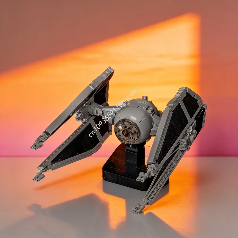 456pcs MOC Star Battle TIE Interceptor Model Building Blocks Festival Gifts Architecture Toys DIY Idea Creative Education
456pcs MOC Star Battle TIE Interceptor Model Building Blocks Festival Gifts Architecture Toys DIY Idea Creative Education