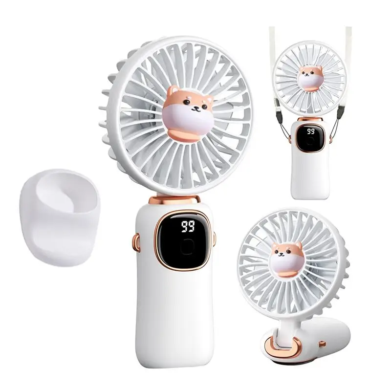 FIZP Portable Handheld Fan, 4000Mah Neck Fan With LED Display, Foldable Desk Fan With Base, 5 Speed Fan For Women
FIZP Portable Handheld Fan, 4000Mah Neck Fan With LED Display, Foldable Desk Fan With Base, 5 Speed Fan For Women