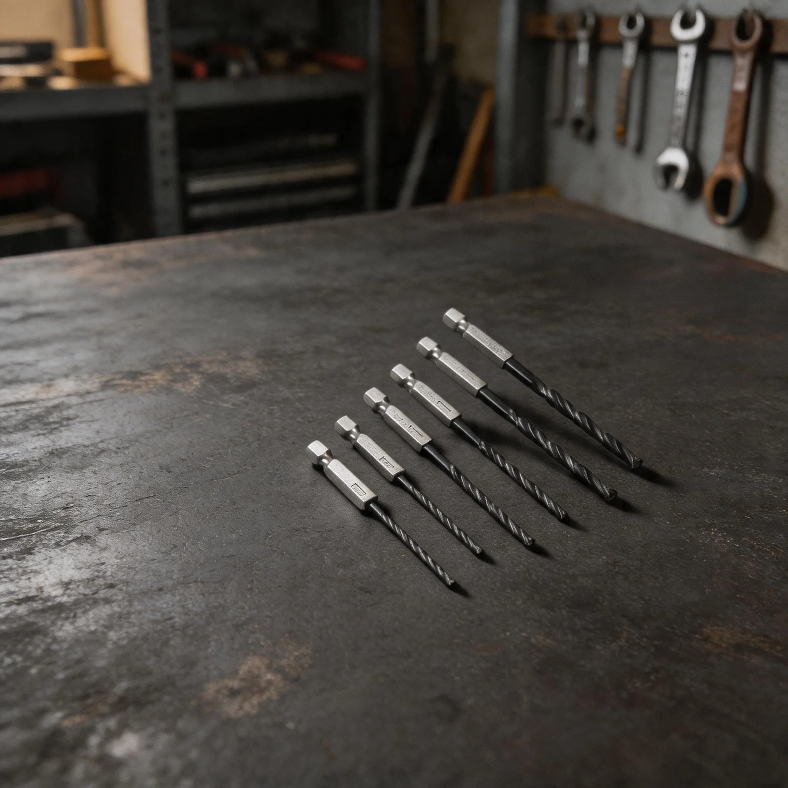 Hex Shank Nitrogen Black HSS Drill Bits 15pcs Set with Uniform Geometry for 3mm 4mm 5mm Diameters Multiple Materials
Hex Shank Nitrogen Black HSS Drill Bits 15pcs Set with Uniform Geometry for 3mm 4mm 5mm Diameters Multiple Materials