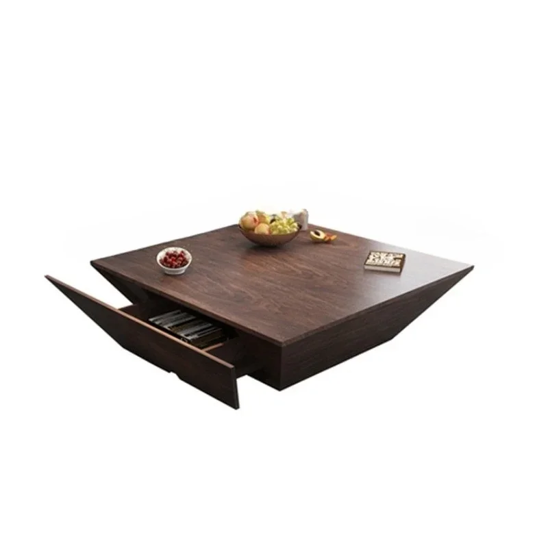 Nordic coffee table, creative shape, modern simplicity, black oak grain, living room furniture
Nordic coffee table, creative shape, modern simplicity, black oak grain, living room furniture