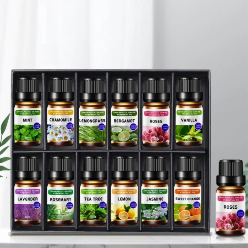 10ml Pure Plants Single Formula Aromatherapy Essential Oil Set Box Household Purify/remove Odors /Anshen Sleep Aid Fragrant
10ml Pure Plants Single Formula Aromatherapy Essential Oil Set Box Household Purify/remove Odors /Anshen Sleep Aid Fragrant