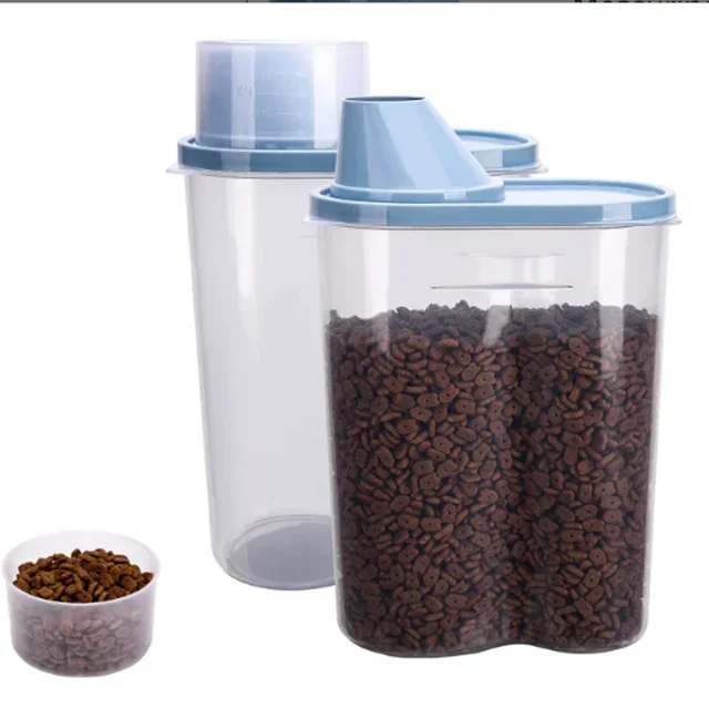 Pet Food Storage Container with Measuring Cup Pour Spout for Small Dog Cat Bird Turtle Waterproof Storage
Pet Food Storage Container with Measuring Cup Pour Spout for Small Dog Cat Bird Turtle Waterproof Storage