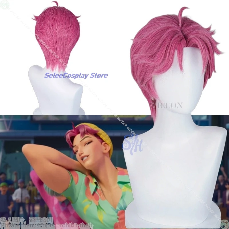 Anime Kpop Demon Cosplay Saja Boys Abby Hair Pink Short Wigs Heat Resistant Synthetic Hair Wigs + Wig Cap Halloween Christmas
Anime Kpop Demon Cosplay Saja Boys Abby Hair Pink Short Wigs Heat Resistant Synthetic Hair Wigs + Wig Cap Halloween Christmas
