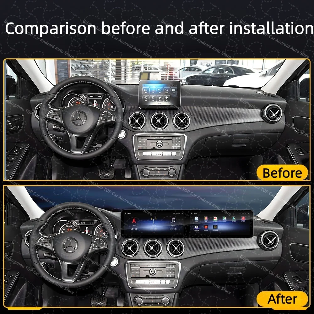 24,6-дюймовый Carplay Android Auto двойной сенсорный экран для Mercedes Benz A CLA GLA W176 C117 X156 W463 Автомобильный радиоприемник WIFI GPS-навигация
24,6-дюймовый Carplay Android Auto двойной сенсорный экран для Mercedes Benz A CLA GLA W176 C117 X156 W463 Автомобильный радиоприемник WIFI GPS-навигация