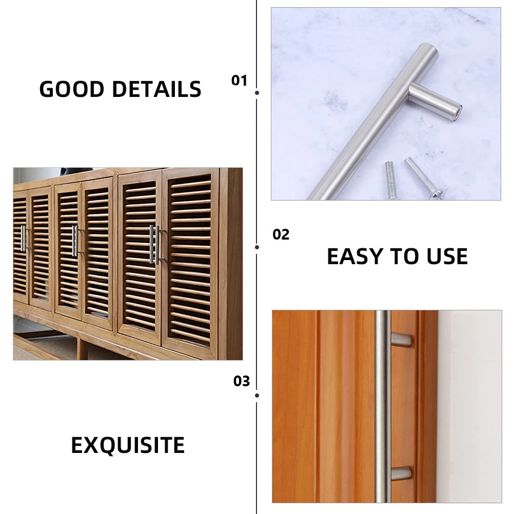30Pcs Exquisite Workmanship Stainless Steel Pull Handles Durable for Drawers Chest of Drawers Wardrobes Cabinet Handle
30Pcs Exquisite Workmanship Stainless Steel Pull Handles Durable for Drawers Chest of Drawers Wardrobes Cabinet Handle