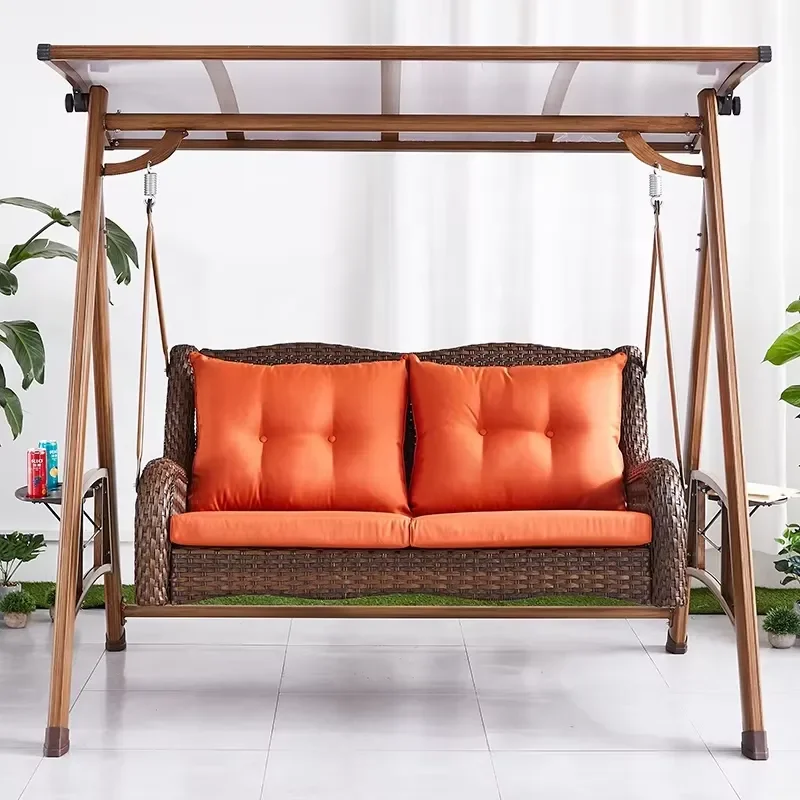 Brown Garden Front Porch Wicker Furniture 2 Person Outdoor Patio Rattan Double Seater Swing Hanging Chairs With Deep Cushion
Brown Garden Front Porch Wicker Furniture 2 Person Outdoor Patio Rattan Double Seater Swing Hanging Chairs With Deep Cushion