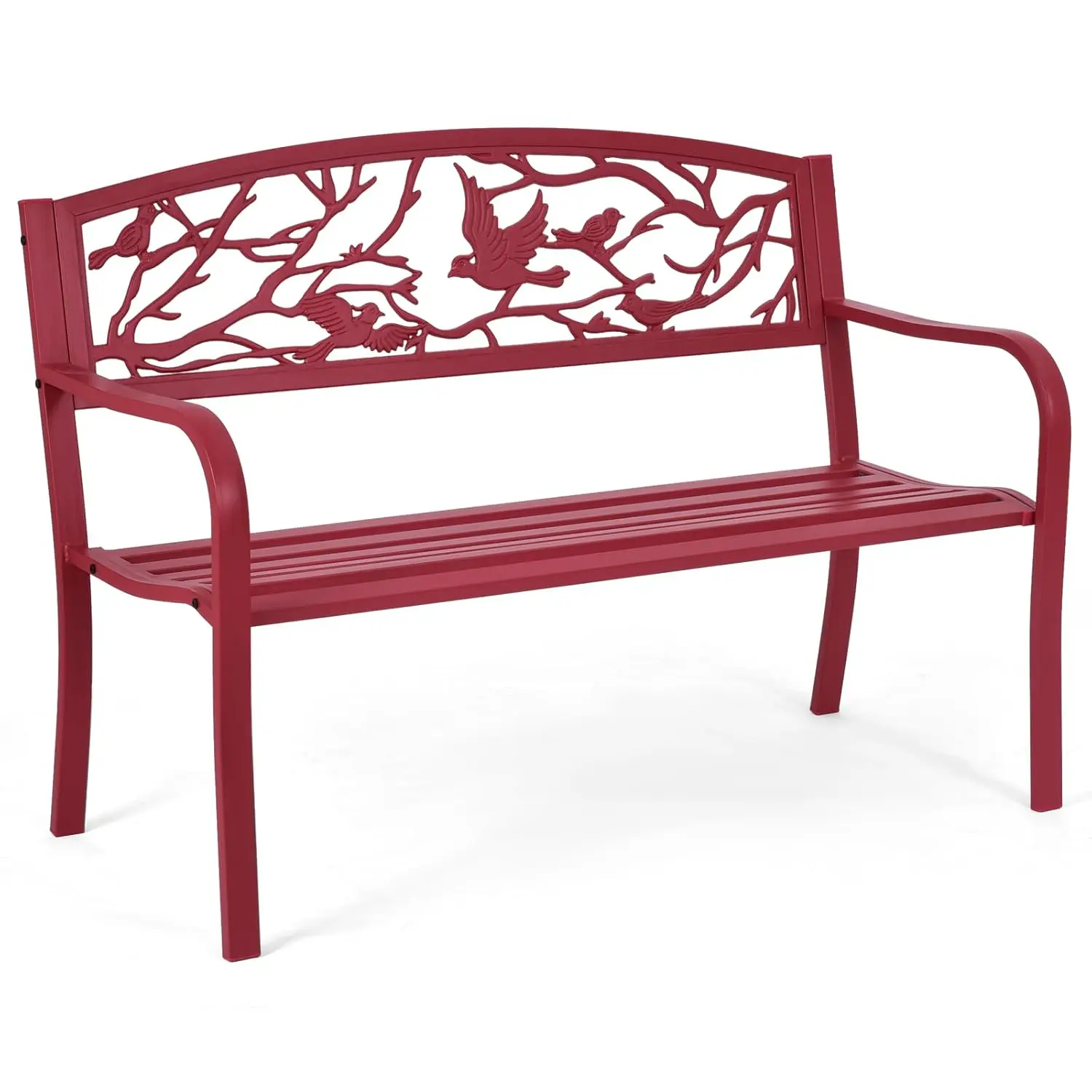 50”Outdoor Bench with Cast Iron Backrest & Ergonomic Armrest,600 lbs Steel Metal Frame, Garden Bench for Park Front, Customized
50”Outdoor Bench with Cast Iron Backrest & Ergonomic Armrest,600 lbs Steel Metal Frame, Garden Bench for Park Front, Customized