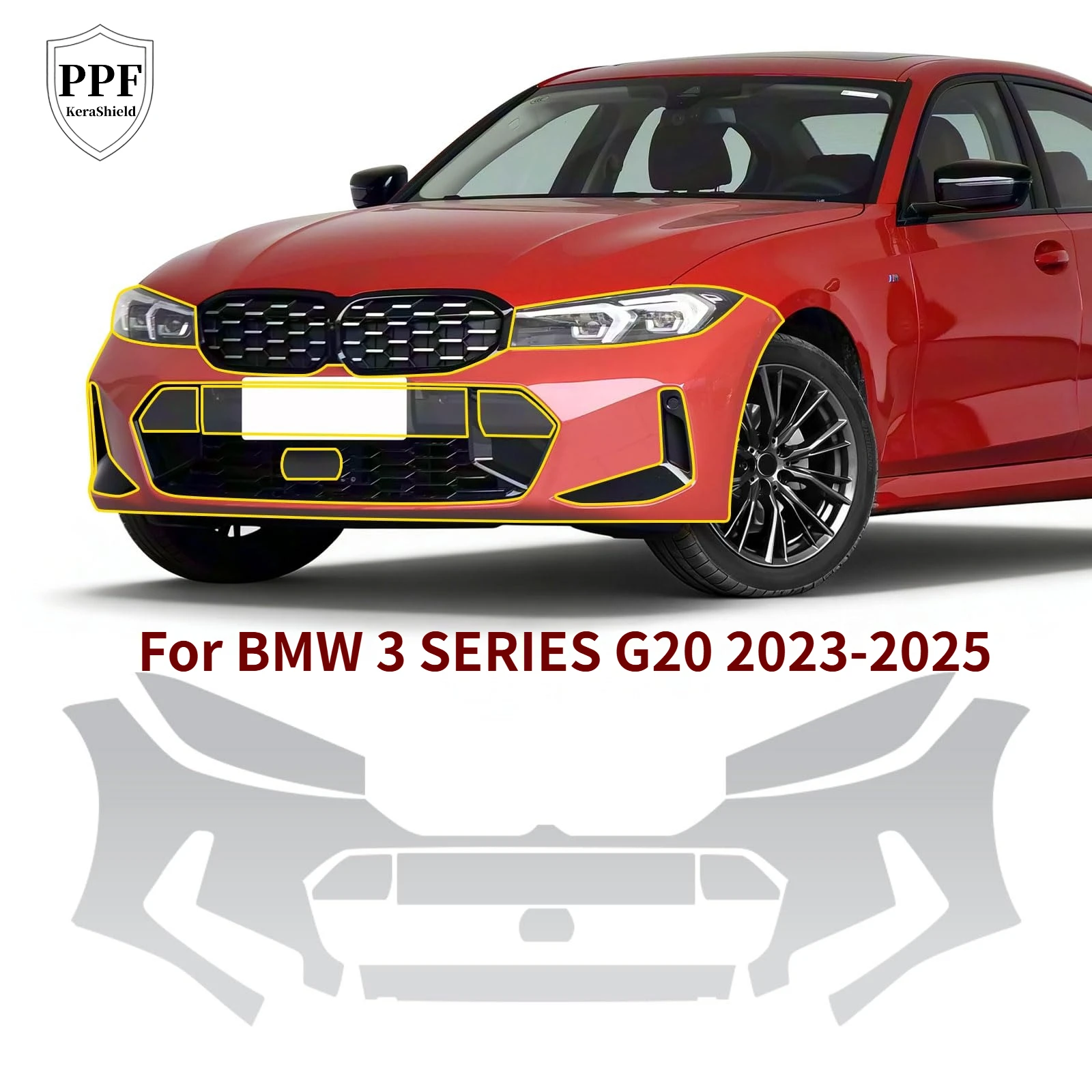 TPU Paint Protection Film For BMW 3 SERIES G20 2023-2025 Pre-cut PPF Clear Cover Anti-Scratch Car Body Resistant Repairable Kit
TPU Paint Protection Film For BMW 3 SERIES G20 2023-2025 Pre-cut PPF Clear Cover Anti-Scratch Car Body Resistant Repairable Kit