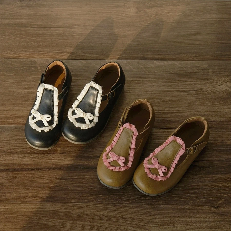 Cowhide Leather Shoes for Girls Spring Autumn Fashion Bow High-end Handmade Genuine Leather Children's Evening Shoes
Cowhide Leather Shoes for Girls Spring Autumn Fashion Bow High-end Handmade Genuine Leather Children's Evening Shoes