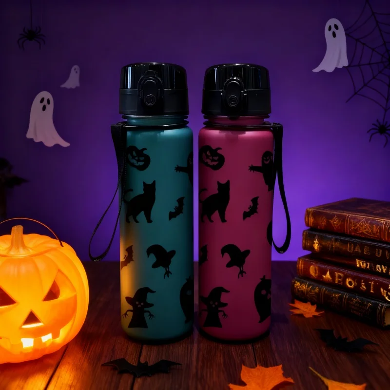 3D-Printed Halloween-themed 650ml water bottle with a large capacity,PVC-Free,Leak-Proof,Portable for Sports Fitness BPA Free
3D-Printed Halloween-themed 650ml water bottle with a large capacity,PVC-Free,Leak-Proof,Portable for Sports Fitness BPA Free