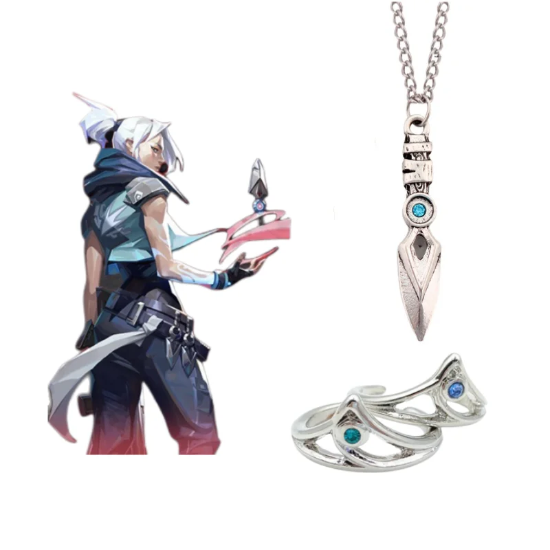 Game VALORANT Jett Pocket Knife Necklace For Women Men Men Fashion Gamer Jewelry Stainless Steel Chain Pendant Choker accessory
Game VALORANT Jett Pocket Knife Necklace For Women Men Men Fashion Gamer Jewelry Stainless Steel Chain Pendant Choker accessory