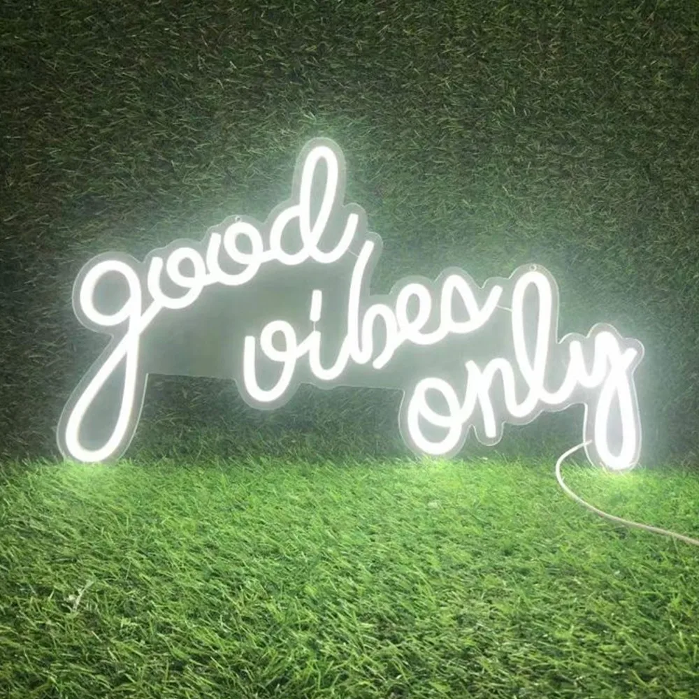 Good Vibes Only Led Neon Sign Light Acrylic Board for Birthday Party Wedding Wall Decor Neon Letter Lamp Illuminate USB Powered
Good Vibes Only Led Neon Sign Light Acrylic Board for Birthday Party Wedding Wall Decor Neon Letter Lamp Illuminate USB Powered