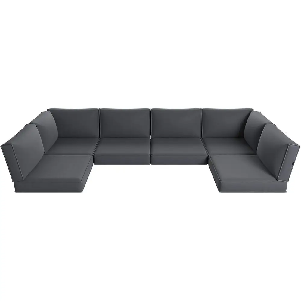 14-Piece Weather-Resistant Outdoor Cushion Set for Deep Seat Patio Furniture in Grey
14-Piece Weather-Resistant Outdoor Cushion Set for Deep Seat Patio Furniture in Grey